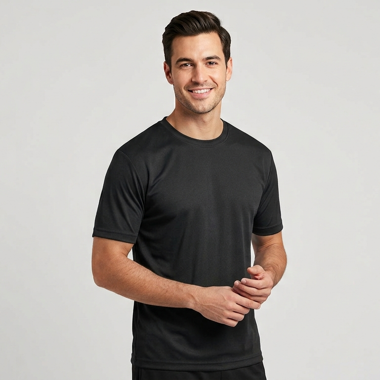 Custom Corporate Promotional Wear Round neck tshirt bulk order autouniform.com