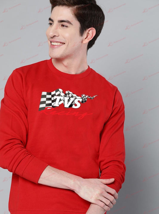 TVS Red SWEAT SHIRT