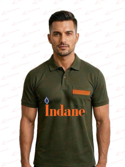 Buy Indane gas delivery boy Tshirt and staff uniform at autouniform.com