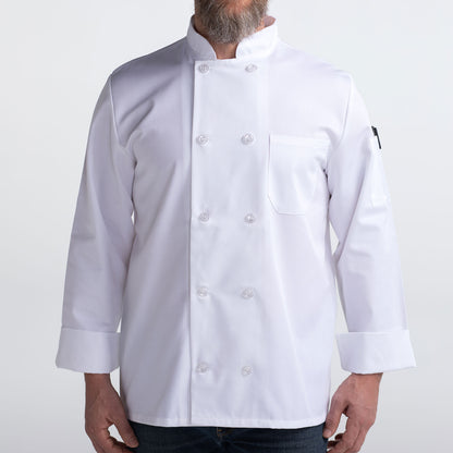 AutoUniform White Chef Coat (Full Sleeves)