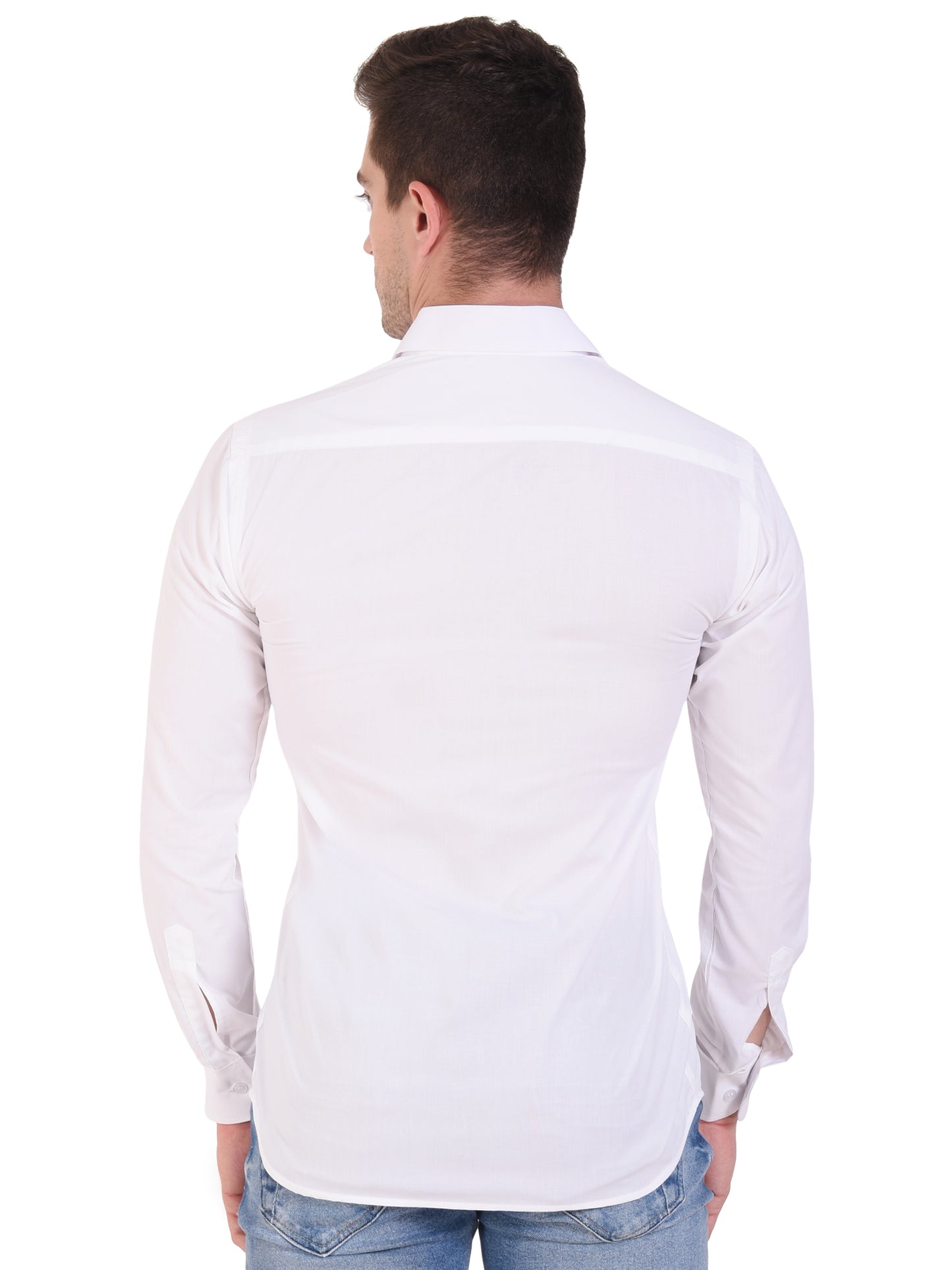 The Pure White Formal Shirt autouniform.com