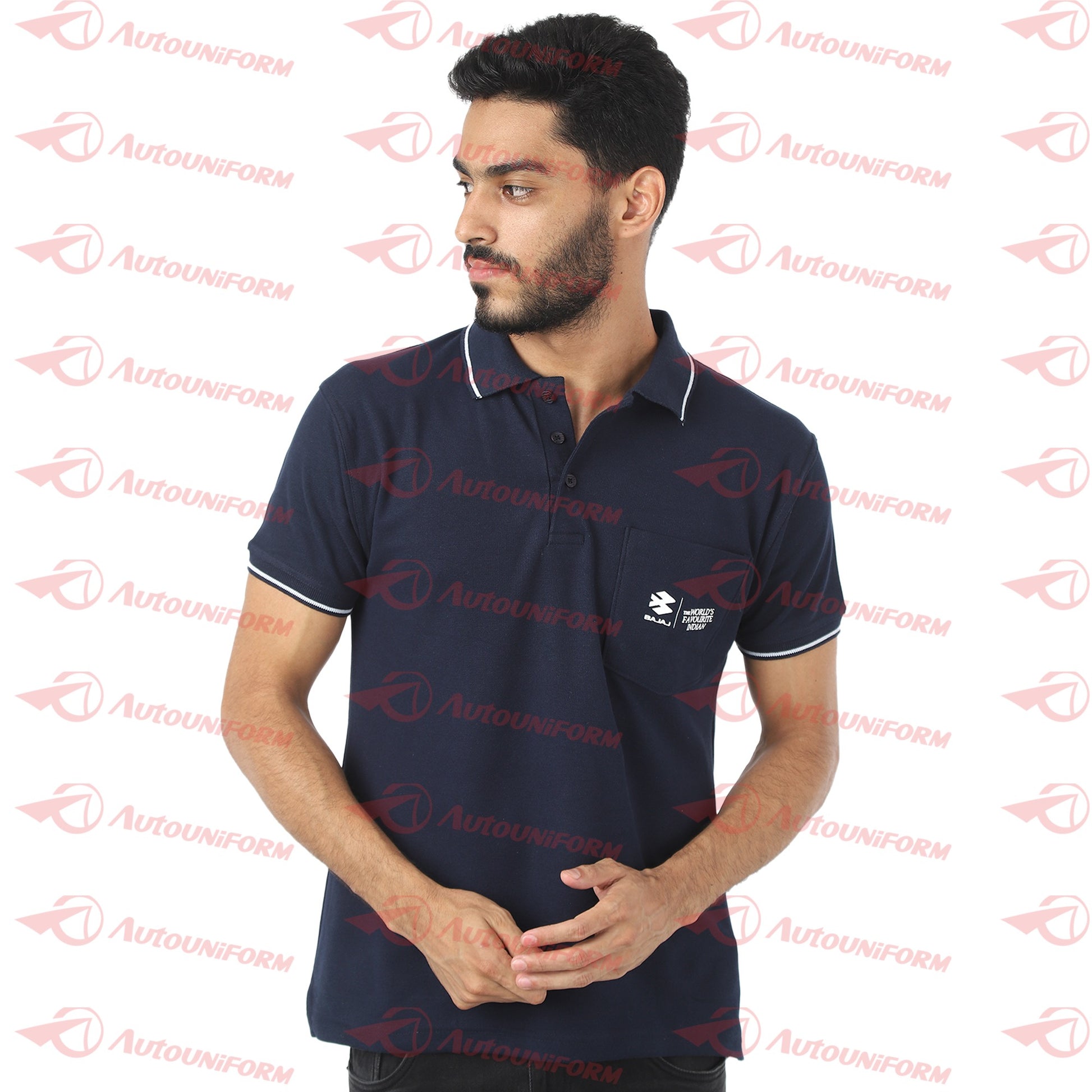 Bajaj Auto Sales Navy Blue T-Shirt