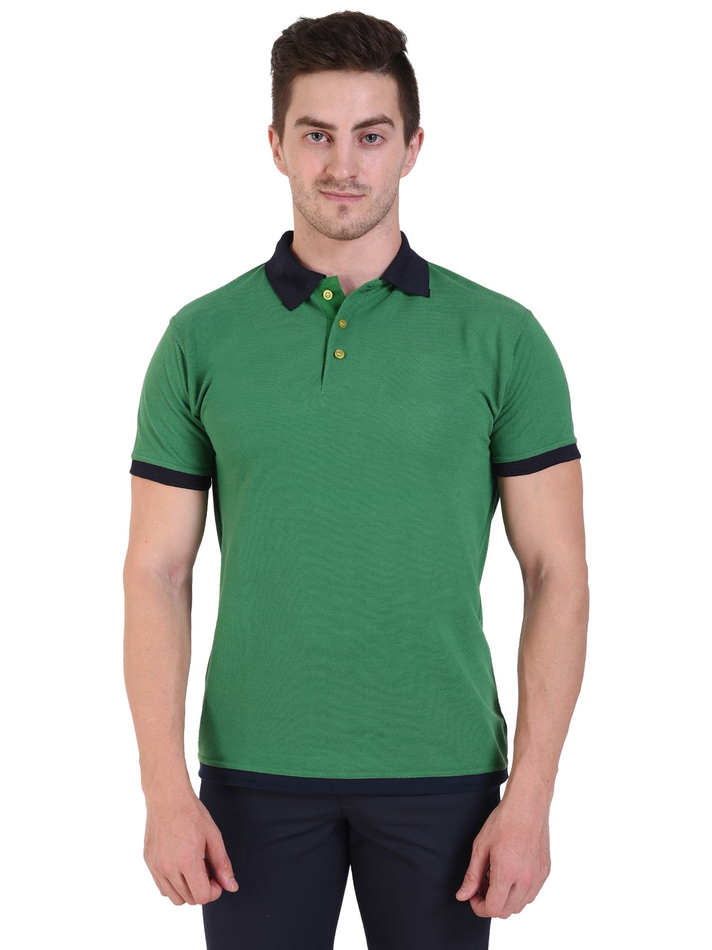 Green Polo AutoUniform Corporate T-Shirt Uniform